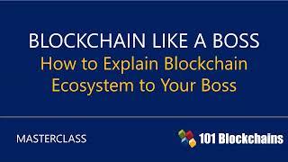 Blockchain Like a Boss Masterclass - 101 Blockchains