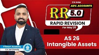 AS 26 | Intangible Assets | RR 5.0 May'25 | CA Inter Advanced Accounts | CA. Jai Chawla