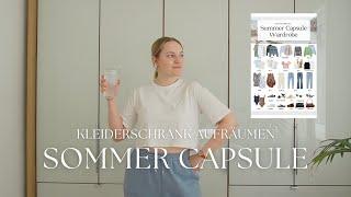 Kleiderschrank aufräumen - Sommer Capsule Wardrobe