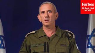 JUST IN: IDF Spokesperson Delivers Remarks On 8 Israeli Soldiers Killed In Rafah