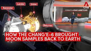 China’s Chang’e-6 lunar probe returns to Earth with samples from far side of the moon