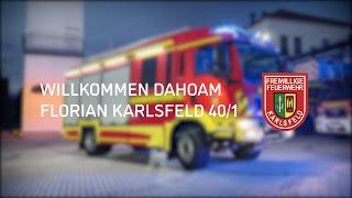 Ankunft neues HLF 20 | EMPL Primus | Feuerwehr Karlsfeld