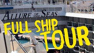 FULL SHIP TOUR of the Allure of the Seas with Royal Caribbean