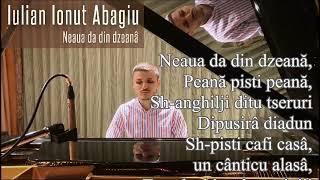 Iulian Ionut Abagiu - Aromanian Merry Christmas - Neaua da din dzeanâ