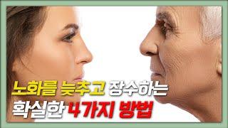 노화방지 4가지 방법 | 늙지 않고 건강해지는 비법 | 박주연 영양학 박사