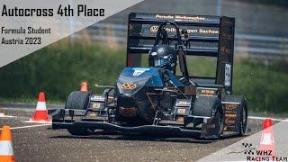 Formula Student Austria 2023 | AutoX 4th Place | WHZ Racing Team