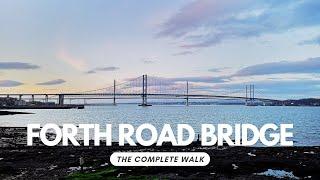 FORTH ROAD BRIDGE - What's It Like To Walk? - Scotland Walking Tour | 4K | 60 FPS