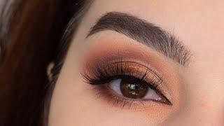 Smokey Brown Cut Crease Eyeshadow Look Tutorial using the Too Faced Sunset Stripped Palette