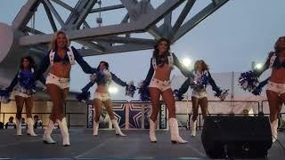 Dallas Cowboys Cheerleaders perform east side stage 12/4/22 before vs Indianapolis Colts