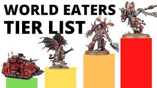 Codex World Eaters Unit Tier List for Warhammer 40K 10th Edition - Strongest and Weakest Units?