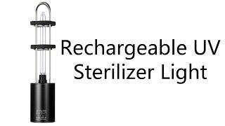 Rechargeable UV Sterilizer Light & Air Purifier