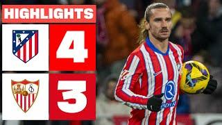 ATLÉTICO DE MADRID 4 - 3 SEVILLA FC I HIGHLIGHTS LALIGA EA SPORTS