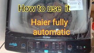 Honest Review of Haier Automatic washing Machine||Full Demo||Full Automatic HWM85_826||8.5 KG