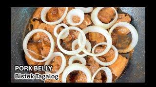 Pork Belly BISTEK TAGALOG Recipe