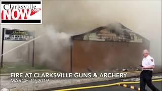 Fire reported at Clarksville Guns & Archery