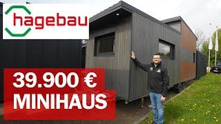 MINI-HOUSE at HAGEBAU for working and living. €39,900 for unused houses with building permit