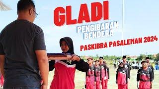 GLADI BERSIH UPACARA BENDERA DI ALUN-ALUN PASALEMAN | Paskibra Kecamatan Pasaleman 2024