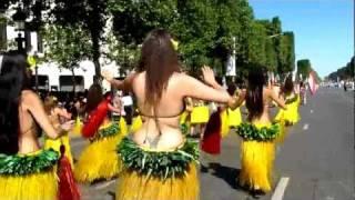 Show Tahiti Nui au Carnaval Tropical de Paris 2011 sur TVIDF.