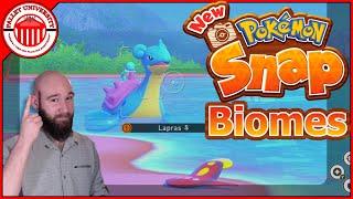 Biomes of New Pokemon Snap: Blushing Beach!! ll  Pallet University