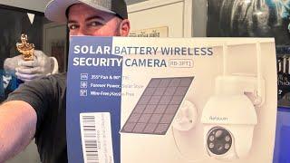 Review on Rebluum solar battery wireless security camera model RB-3PT1