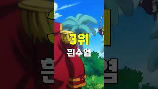 원피스 패왕색 패기가 강한 인물 TOP5