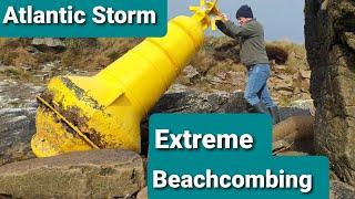 Extreme beachcombing Atlantic Storm Ashley West of Ireland