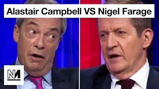 Alastair Campbell And Nigel Farage Trade Blows On Question Time