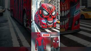 superheroes but skull bus Marvel&DC-All Characters#marvel #avengers#shorts#qgrcartoon