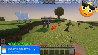 Dynamic Shadows In Mcpe | Best Shader For Mcpe 1.20 Render Dragon! - 100% Working !