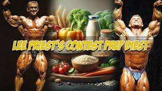 LEE PRIEST: Shares his Contest PREP DIET!