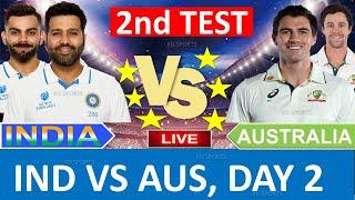 Live: India vs Australia DAY 2 | 2nd Test 2024 | |IND vs AUS 2024 | #indvsaus #cricketlive