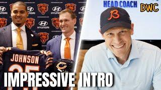 Ben Johnson NAILS Opening Presser || Chicago Bears News