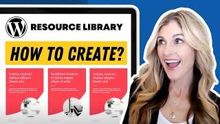 WORDPRESS TUTORIAL: Create a Free RESOURCE LIBRARY on WordPress Website + Grow Your Email List Fast!