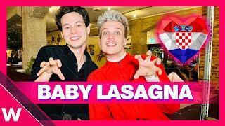  Baby Lasagna (Croatia 2024) - "Rim Tim Tagi Dim" interview | Eurovision 2024 Malmö