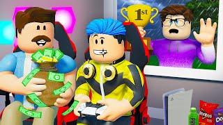 DAD Loved his GAMER BROTHER More Than Him... (Roblox Movie)