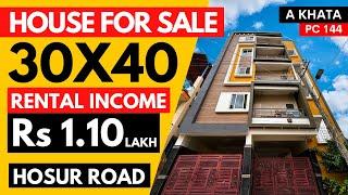 HOUSE for SALE in BANGALORE Hosur road  30x40 Property Bangalore Independent House sale Bangalore