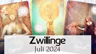 ZWILLINGE - Juli 2024 • Befreiung! Achte gut auf DichTarot