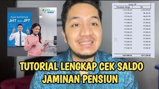 Tutorial Lengkap Cara Cek Saldo BPJS Ketenagakerjaan Jaminan Pensiun