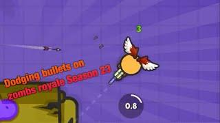 Trying to dodge bullets on zombsroyale season 22 (must watch)