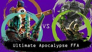 Dawn of War  Ultimate Apocalypse Free for all Necrons vs Tau vs Eldar vs Chaos