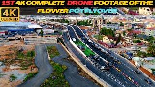 Beautiful 4K Aerial Footage: Flowerpot Interchange Completed in Accra, Ghana  #ghana #accra