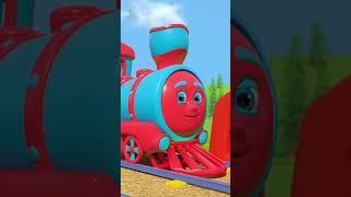 Wheels on the Train #shorts #nurseryrhymes #babysongs #littletreehouse #youtubekids #traincartoon
