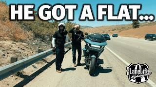 We got a Flat Tire! | Yosemite National Park on Harley-Davidsons