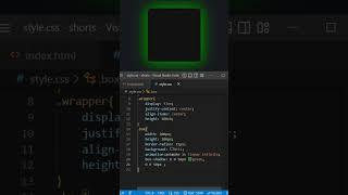 Easy CSS Animated Gradient Box #shorts