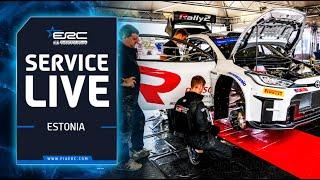  Service LIVE | ERC Delfi Rally Estonia 2024