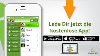 FAMANICE App — Organisation für die ganze Familie