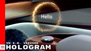 Hologram In VW I.D. VIZZION Interior Teased