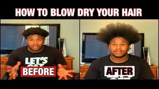 How To Blow Dry Your Hair (Before & After)