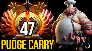 WHEN RANK 47 PLAYS PUDGE CARRY | Pudge Official