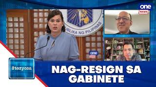 Storycon | VP Sara Duterte resigns from Marcos Cabinet